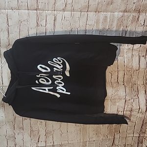 Lk new aeropostale logo hoodie large